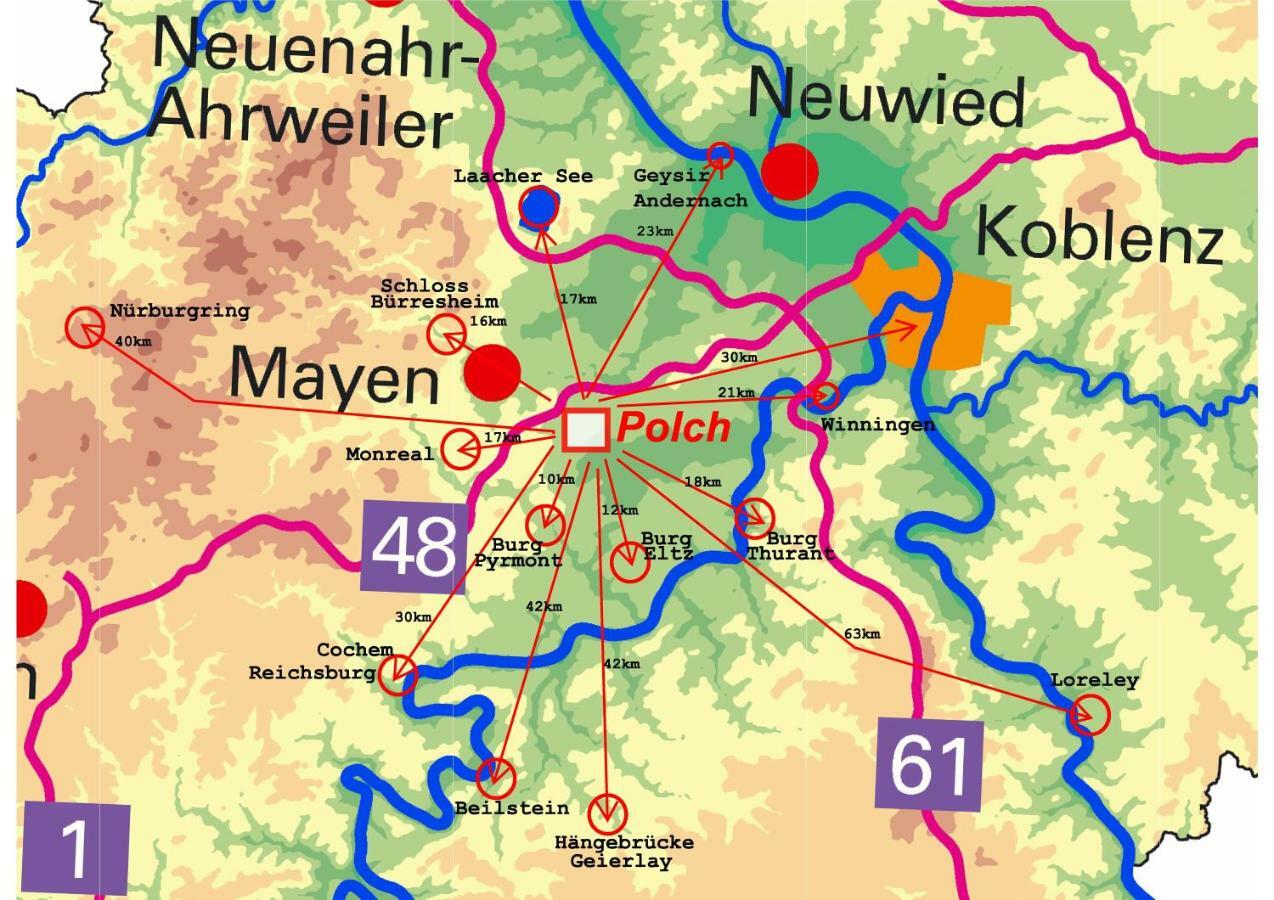 Fewo-Luxsus Polch Bagian luar foto